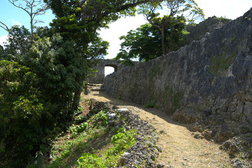 世界遺産　中城城
