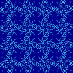 Seamless vector in geometric ornamental style.