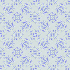 Seamless vector in geometric ornamental style.