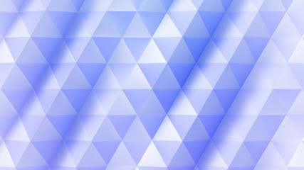Fototapeta premium Geometric Polygon Wall abstract mesh structure 3D illustration background.