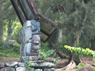 tiki statue Nuku Hiva