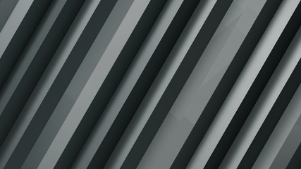 Geometric Polygon Wall abstract mesh structure 3D illustration background.