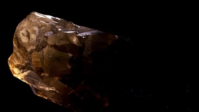 smoky quartz mineral rock gem stone quartz geology specimen, quartz black background