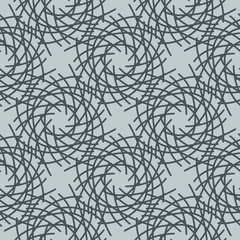 
Seamless vector in geometric ornamental style. Using white
black and
gray color