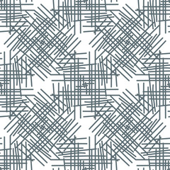 
Seamless vector in geometric ornamental style. Using white
black and
gray color