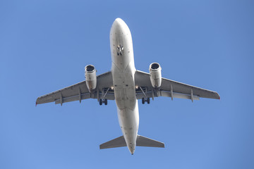 Passenger Airplane in the Sky