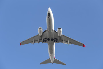 Passenger Airplane in the Sky