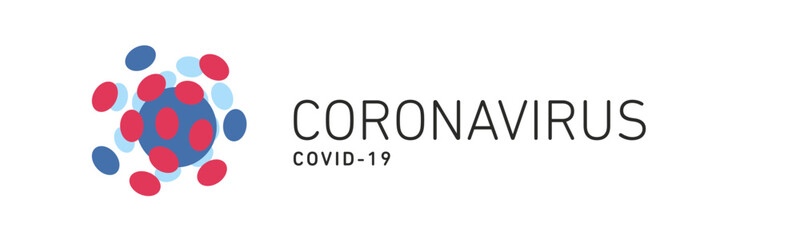 Coronavirus Wuhan virus disease virus infections prevention infographic logo icon symbol white banner