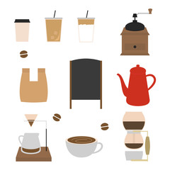 コーヒー　カフェ　セット