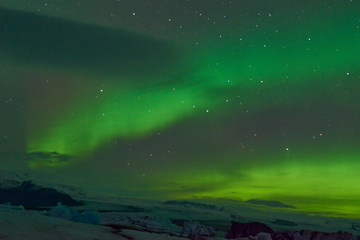 Obraz premium Aurora borealis in Iceland 