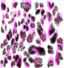 Leopard pattern design, illustration background