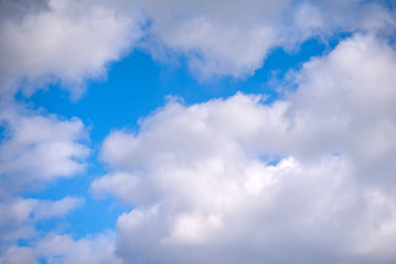 blue sky with clouds