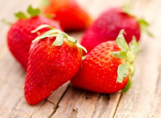 Fragole in primo piano