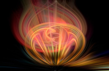 Abstract background from Abstract Twisted Light Fibers Effect