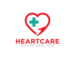 Obraz premium Medical Care Logo Design Vector