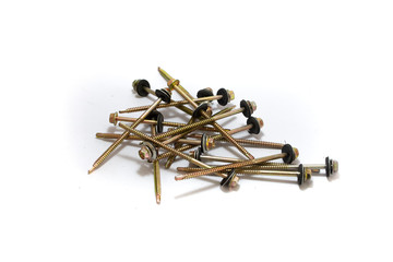 Screw nut isolated on a white background