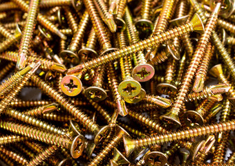 Screw nut isolated on a white background