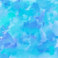 Fototapeta na wymiar Abstract light soft color watercolor blue background