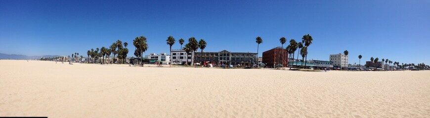 Los Angeles , vue panoramique Venice Beach