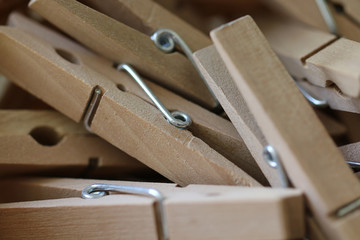 Old type wooden buckles