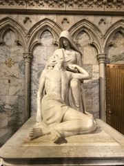 statue of virgin Mary and Jesus in New York