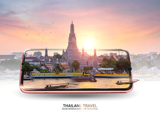 Thailand travel bangkok - obrazy, fototapety, plakaty