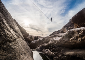 Highline in Fuerteventura