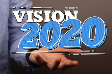 year 2020 business solution concept