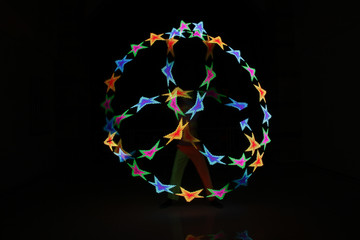 stars freeze light circle funny abstract light