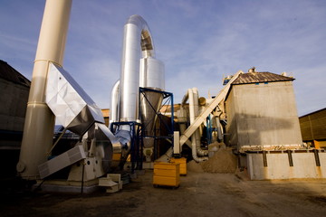 Usine pour la fabrication de granule pour les poeles a bois