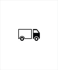 transport truck flat icon,fast delivery flat icon.