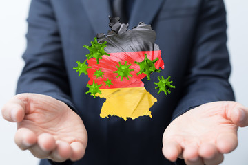 epidemic coronavirus 2019-nCoV 3d  germany
