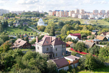 The view of Cheboksary city