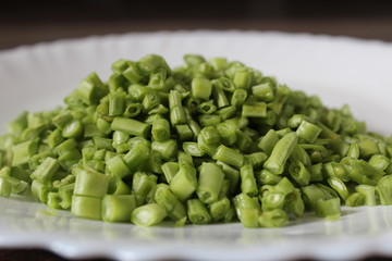 Yardlong bean is a vigorous climbing annual and the plant begins to produce long pods