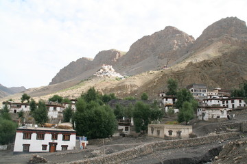 Village de Ki en Inde ( Spiti) 