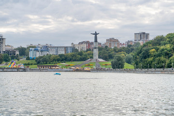 Fototapeta premium The Mother Patroness Monument in Cheboksary