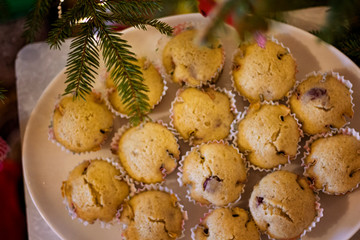 christmas cookies on a plate