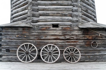 Obraz premium The old traditional village in kazan region