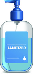 Bootle with sanitizer for your protection