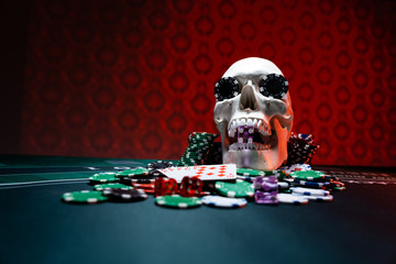 Casino Black Jack table