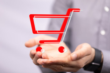 Add To Cart Internet Web Store Buy Online E-Commerce concept.