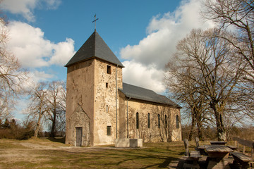 Fototapeta na wymiar Kirche Wollseifen