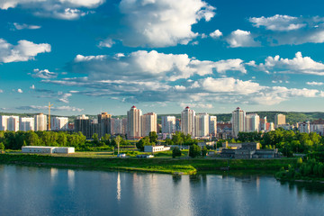 view of the city of Novokuznetsk