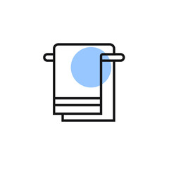 towel icon vector modern design