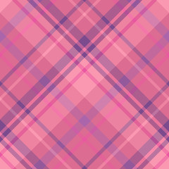 Seamless pattern in interesting pink and violet colors for plaid, fabric, textile, clothes, tablecloth and other things. Vector image. 2
