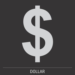Obraz premium Dollar sign icon