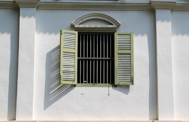 Khum Chao Luang building details in Phrae province, Northern Thailand.