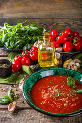 Summer tomato soup