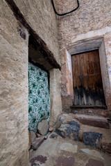 old wooden door