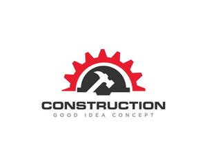Fototapeta premium Construction Building Logo Icon Design Vector